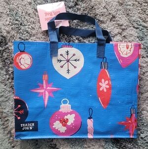 Trader Joes Ornament Tote 2025